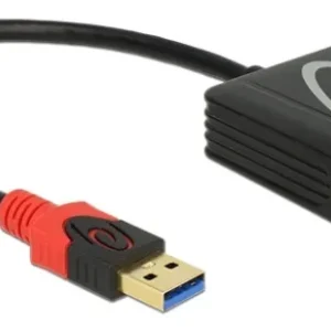 DeLOCK USB 3.0 til VGA-adapter, 1920×1200, 0,2 m v:2591492