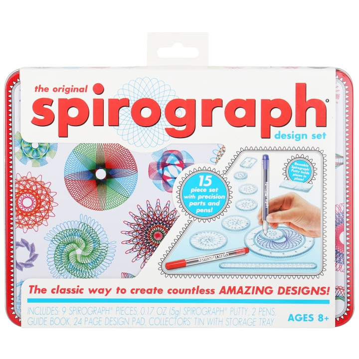 Spirograf Sett med blikkboks v:7442397