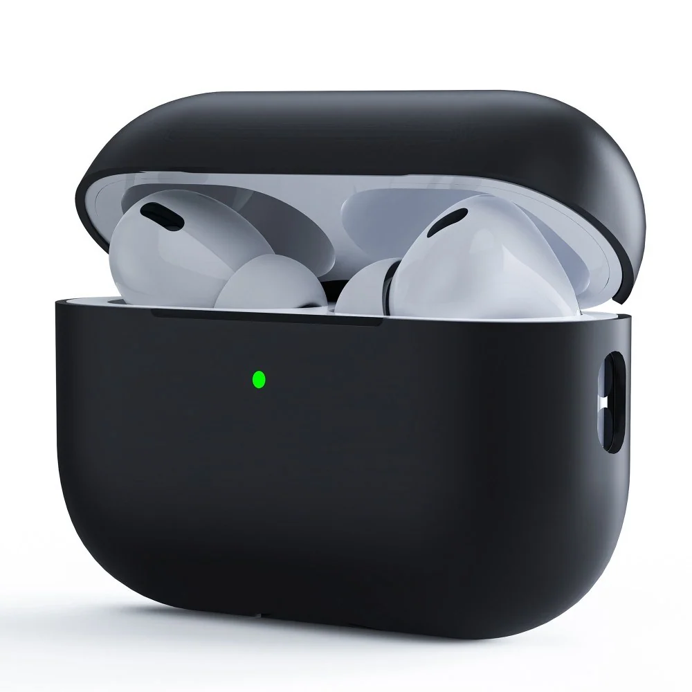 Apple AirPods Pro (2. Gen.) Todelt Silikon Deksel – Svart v:1799439 Apple AirPods Pro (2. Gen.) Todelt Silikon Deksel – Svart v:1799439