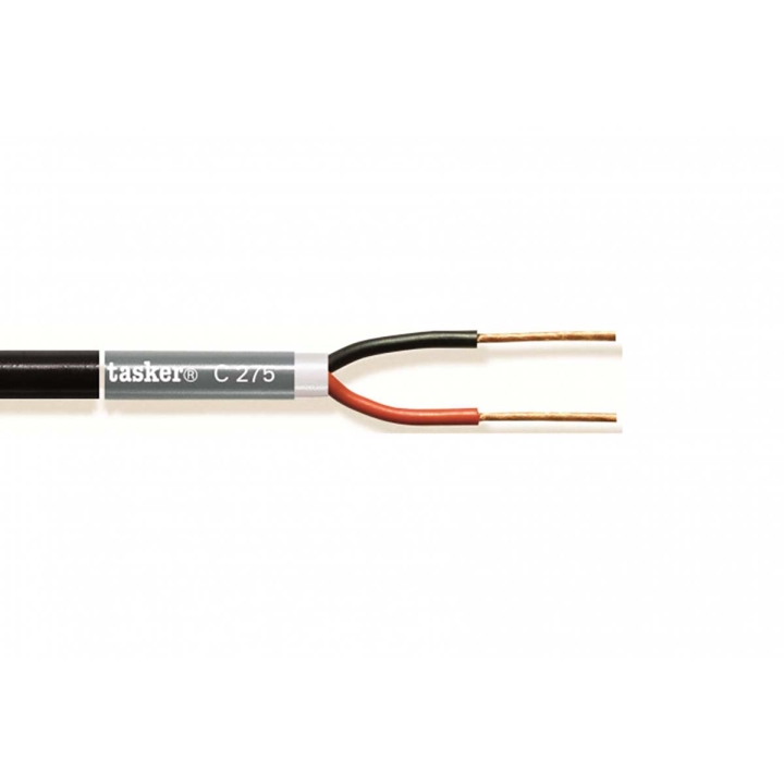 Tasker Speaker Kabel på Snelle 2x 1.50 mm² 100 m Svart v:4029330