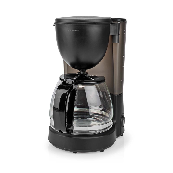 Butler Kaffetrakter | 1,25 l | 750 W | 10 kopper | Hold-varm-funksjon | Automatisk avstengning | Svart v:4451480