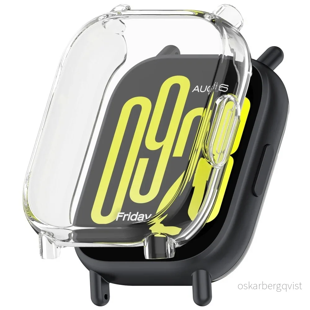 Xiaomi Redmi Watch 5 Active Fleksibelt Plast Deksel – Gjennomsiktig v:688429 Xiaomi Redmi Watch 5 Active Fleksibelt Plast Deksel – Gjennomsiktig v:688429