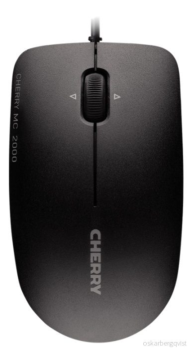 Cherry MC 2000 Corded Mouse, USB, Black v:8448992
