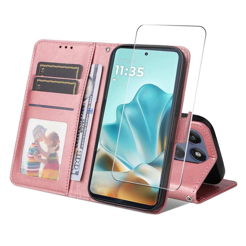 EIDERWOOD Motorola Edge 60 / Edge 60 Fusion 2-i-1 Kunstskinn Flip Deks v:633360 EIDERWOOD Motorola Edge 60 / Edge 60 Fusion 2-i-1 Kunstskinn Flip Deks v:633360