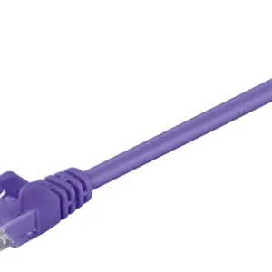 Goobay Kretskabel CAT 5e, U/UTP, fiolett, 1,5 m kobberbelagt aluminiumtråd (CCA) v:2877004 Goobay Kretskabel CAT 5e, U/UTP, fiolett, 1,5 m kobberbelagt aluminiumtråd (CCA) v:2877004