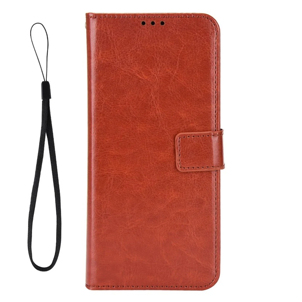 EIDERWOOD OPPO A60 / A40M / A40 Kunstskinn Flip Deksel med Strop – Bru v:579097 EIDERWOOD OPPO A60 / A40M / A40 Kunstskinn Flip Deksel med Strop – Bru v:579097