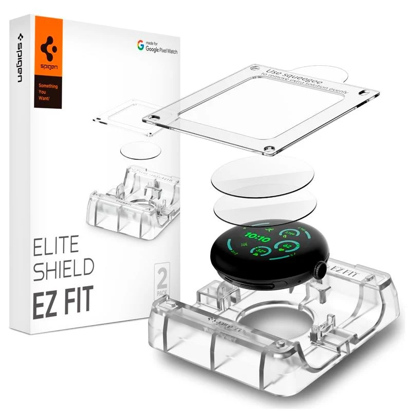 Google Pixel Watch 4 / 3 (45mm) Spigen EliteShield EZ Fit Skjermbeskyt v:873475 Google Pixel Watch 4 / 3 (45mm) Spigen EliteShield EZ Fit Skjermbeskyt v:873475