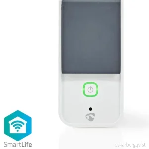 Nedis SmartLife Smart Plug | Wi-Fi | IP44 | Efektmåler | 3680 W | Jordet kontakt / Type F (CEE 7/7) | -30 – 40 °C | Android™ / IOS | Grå / Hvit v:5975819