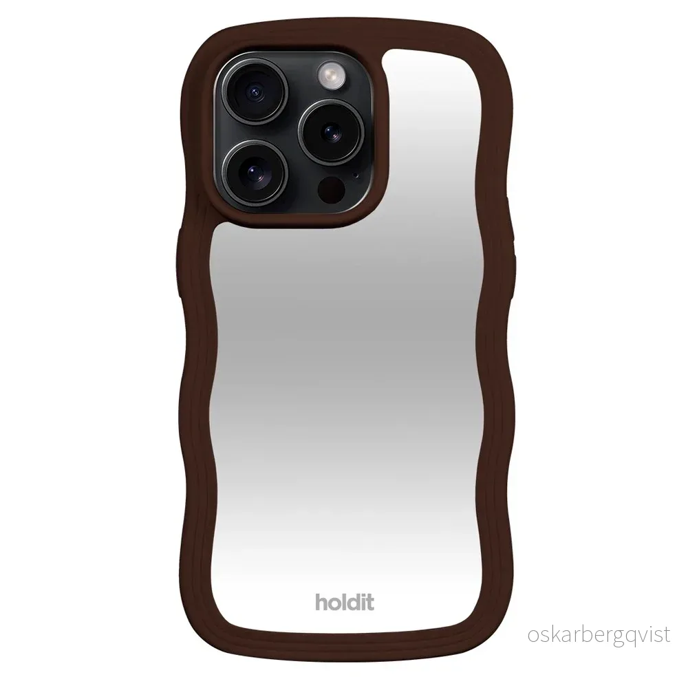 Holdit iPhone 14 Pro Wavy Deksel – Chocolate / Mirror v:5893881 Holdit iPhone 14 Pro Wavy Deksel – Chocolate / Mirror v:5893881