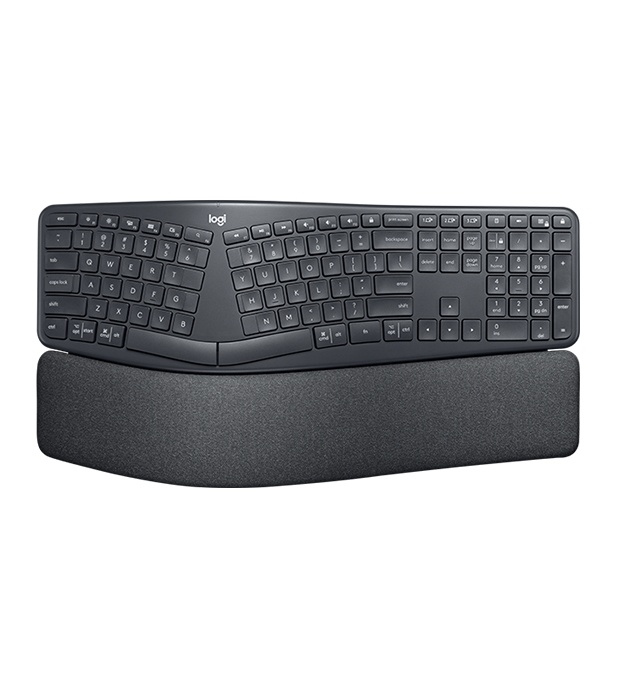 Logitech Ergo K860 Keyboard Wireless RF + Bluetooth QWERTY Nordic Black v:7224095