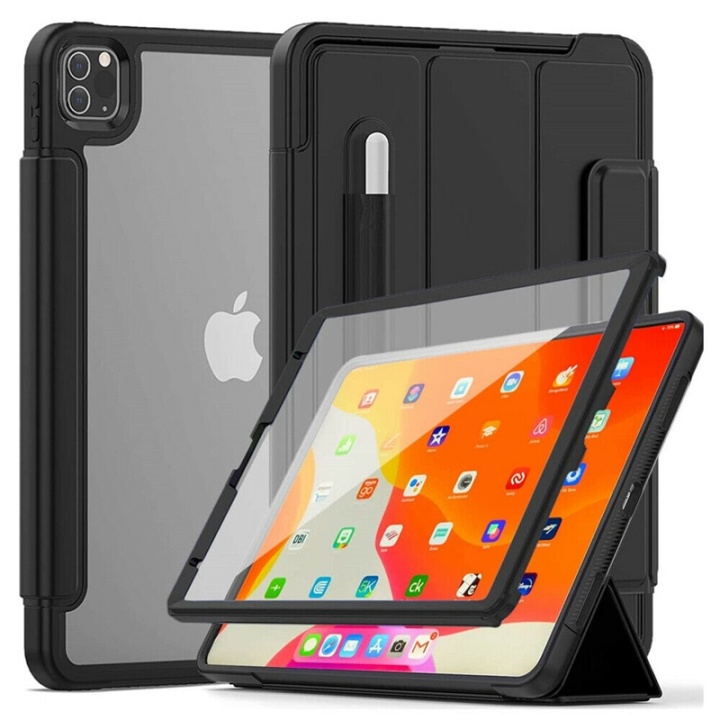 Beskyttelsesetui iPad Air 4 2020 med pennholder, Svart v:2976014 Beskyttelsesetui iPad Air 4 2020 med pennholder, Svart v:2976014