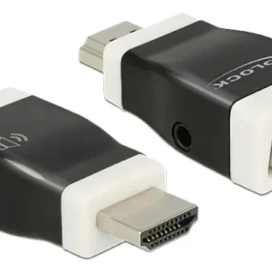 DeLOCK Adapter HDMI-A hann > VGA hunn med lyd v:1497482
