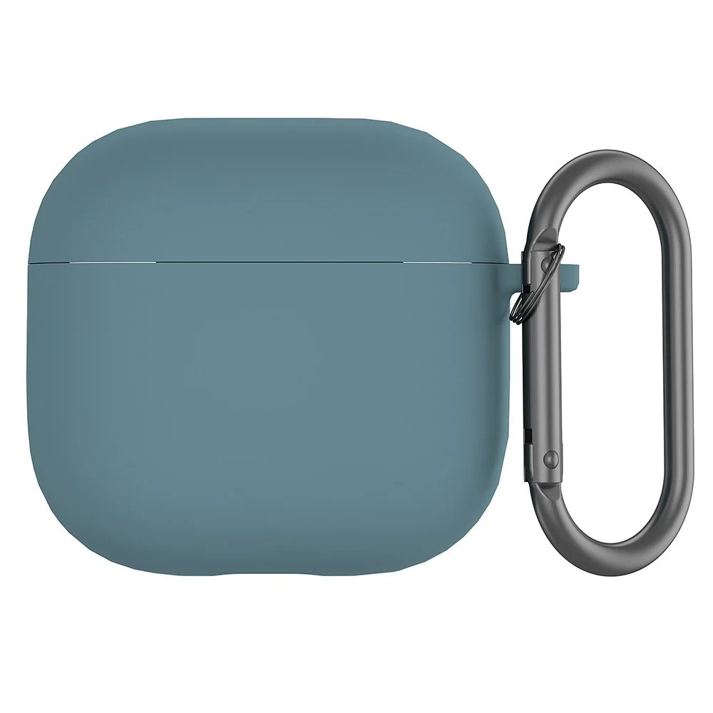 Apple AirPods (5. & 4. Gen.) Silikon Deksel med Karabinkrok - Mørkegrø v:2181014