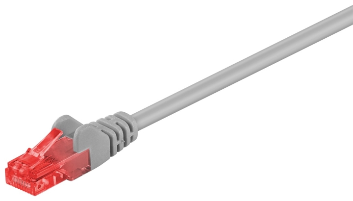 Goobay CAT 6 patchkabel, U/UTP, grå kobberleder (CU), halogenfri kabelkappe (LSZH), 15 m v:1485536