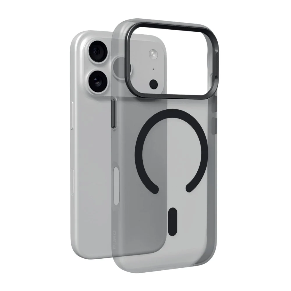 iPhone 18 Pro / 17 Pro PURO LIGHTFEEL Deksel – MagSafe Kompatibel – Sv v:5453822