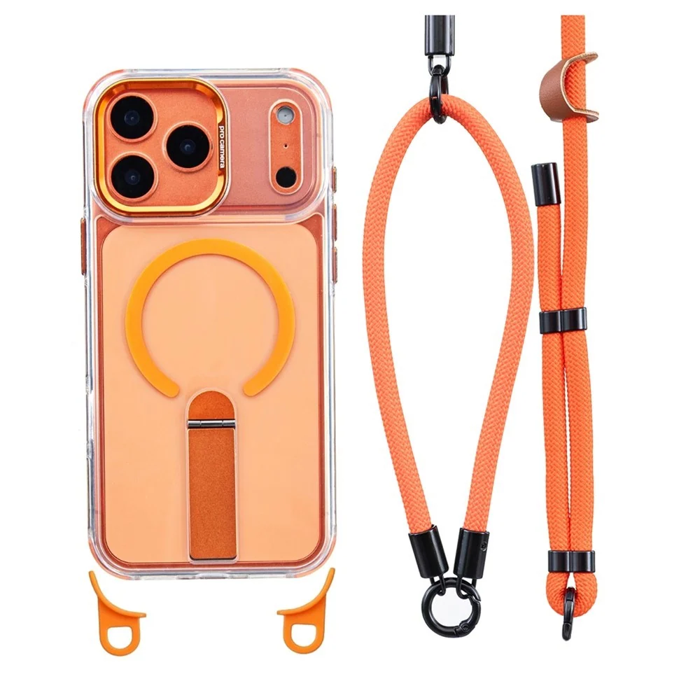 iPhone 18 Pro / 17 Pro EIDERWOOD Deksel med Stativfunksjon & Skulder- v:7541776 iPhone 18 Pro / 17 Pro EIDERWOOD Deksel med Stativfunksjon & Skulder- v:7541776