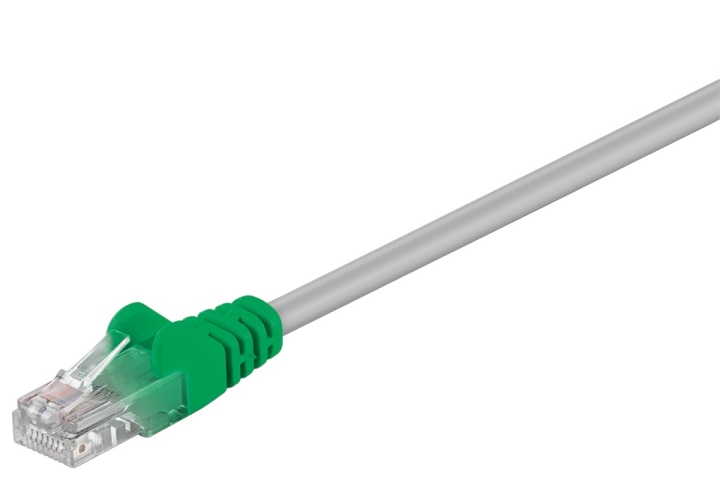 Goobay CAT 5e krysskoblingskabel, U/UTP, grågrønn kobberbelagt aluminiumtråd (CCA) v:6685485
