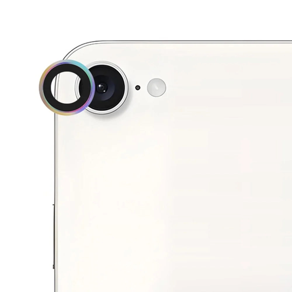 iPhone 17e / 16e RURIHAI Kameralinsebeskytter – Flerfarget v:8492940