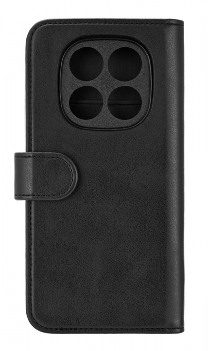 Essentials Xiaomi Redmi Note 14 Pro PU-plånbok, avtagbar, 3 kort, svart v:7625091