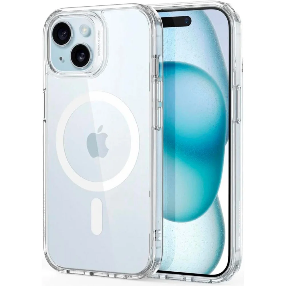 ESR iPhone 15 Classic Hybrid Deksel – MagSafe Kompatibel – Gjennomsikt v:1377021 ESR iPhone 15 Classic Hybrid Deksel – MagSafe Kompatibel – Gjennomsikt v:1377021